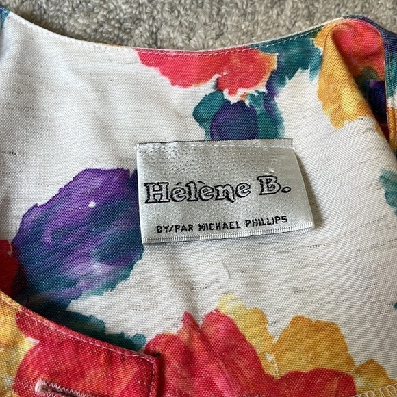 Vintage Floral Print Skirt Suit - Picture 7 of 7